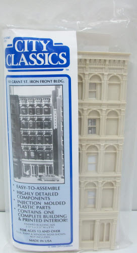 City Classics 101 HO Grant St. Iron-Front Building Kit