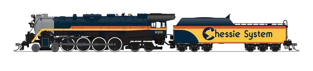 Broadway Limited 6806 HO Reading T1 4-8-4 Steam Locomotive with Paragon4 #2101