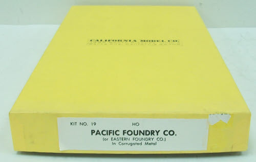 California Model Co 19 HO Scale Pacific Foundry Co Kit