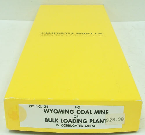 California Model Co 24 HO Wyoming Coal Mine Kit