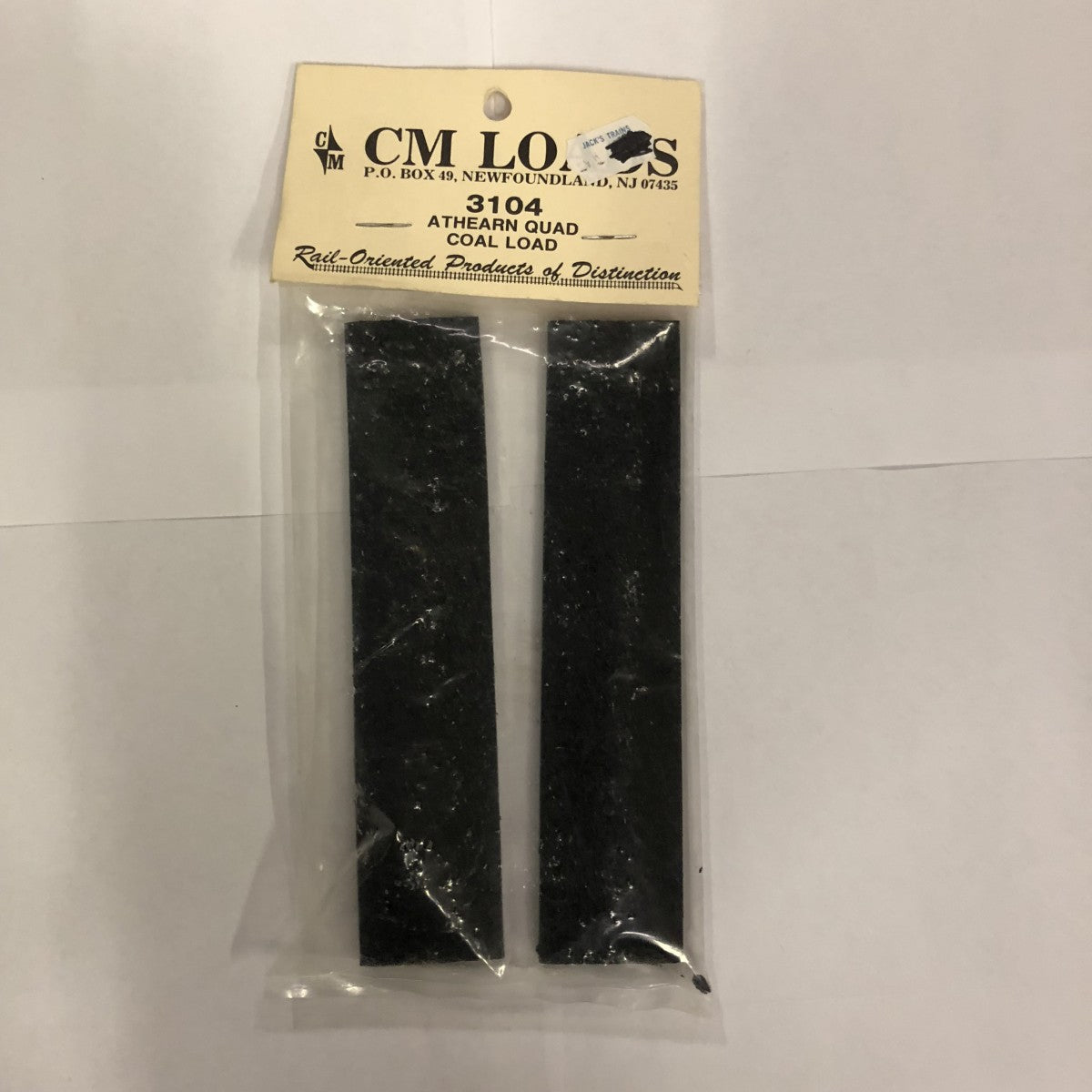CM Loads 3104 HO Scale Coal Load Athearn Quad Hopper (Pack of 2)