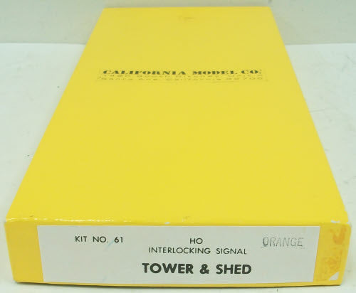 California Model Co 61 HO Interlocking Signal Tower & Shed