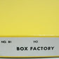 California Model Co 81 HO Scale Box Factory Kit