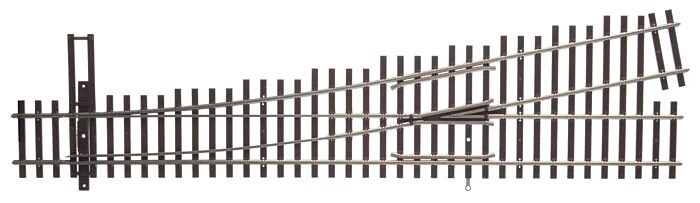 Walthers 948-10015 HO Code 100 Left Hand Nickel Silver #5 Turnout