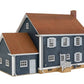 Walthers 933-4153 HO 6-3/4 x 5 x 4-3/4" Colonial House Kit