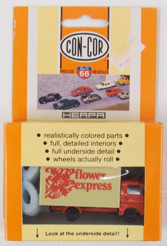 Con-Cor 0004-000234 VW Truck Flower Express HO Truck