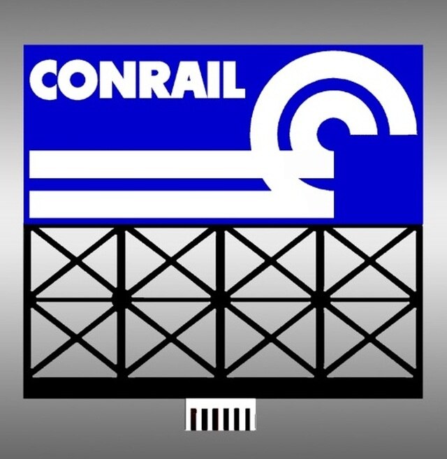 Miller Engineering 88-3651 HO/O Conrail Animated Neon Style Billboard