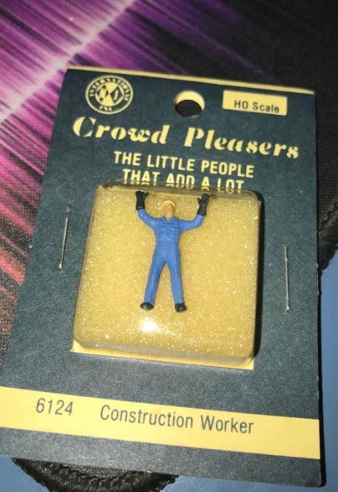 NJ International 6124 HO Construction Worker Figure