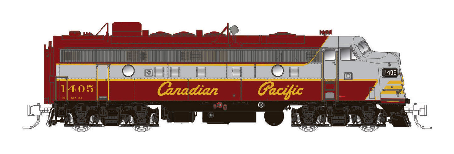 Rapido Trains 530025 N CP Script CP FP9A Diesel Locomotive #1406