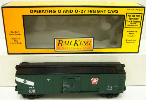 MTH 30-79186 Pennsylvania Operating Boxcar w/ Signal Man