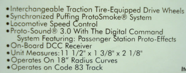 MTH 80-3102-1 Pennsylvania HO Scale 4-6-2 K4s Steam Loco w/PS 3.0