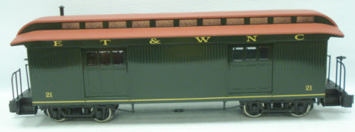 Bachmann 89293 G Scale ET & WNC Full Baggage Car (Metal Wheels)