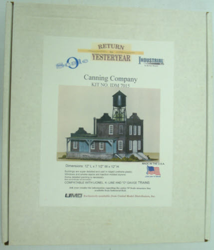 Korber 7015 O Scale Industrial Rail Canning Company Building Kit