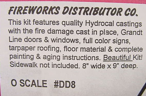 Downtown Deco DD8 Fireworks Company Model Building Kit