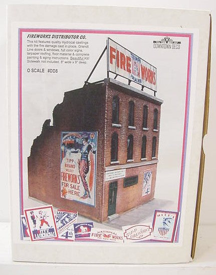 Downtown Deco DD8 Fireworks Company Model Building Kit