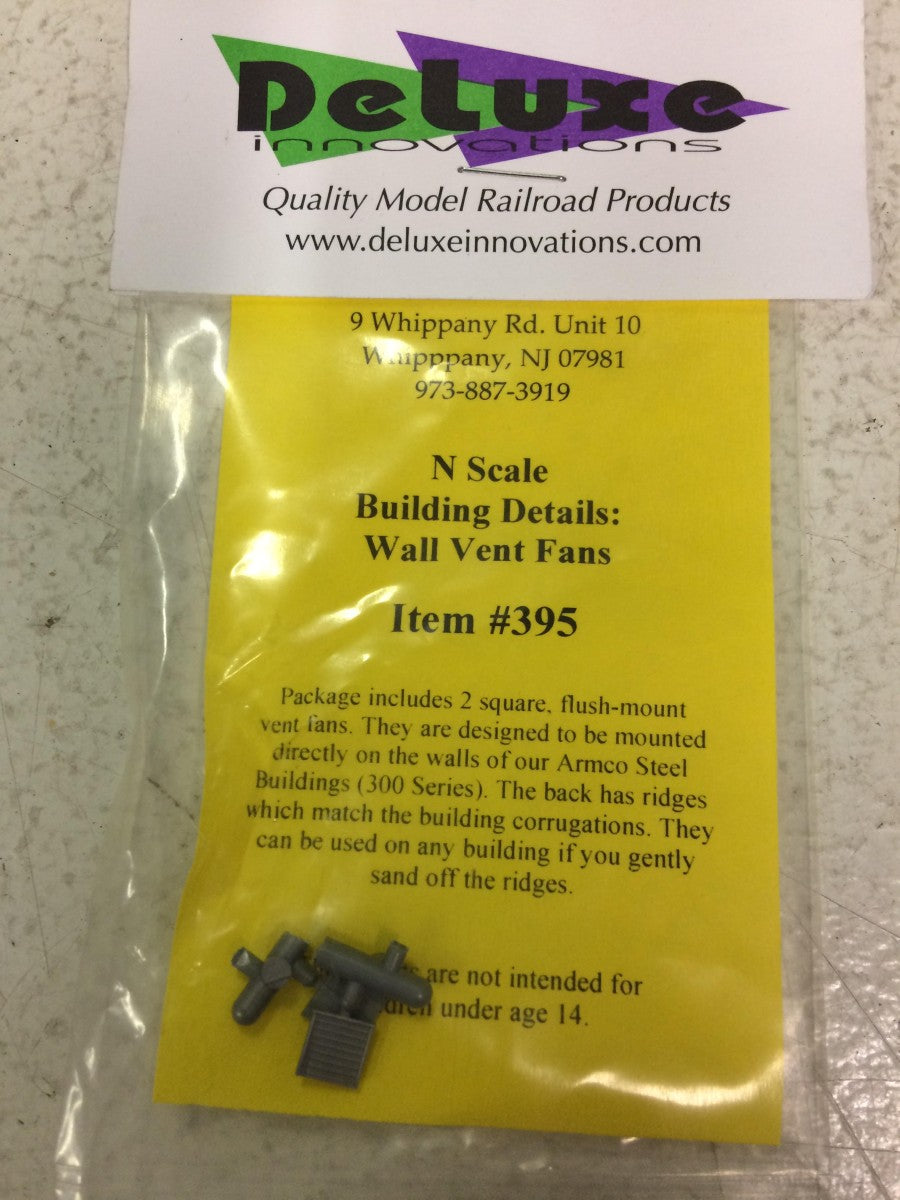 Deluxe Innovations 395 N Wall Vent Fans (Pack of 2)