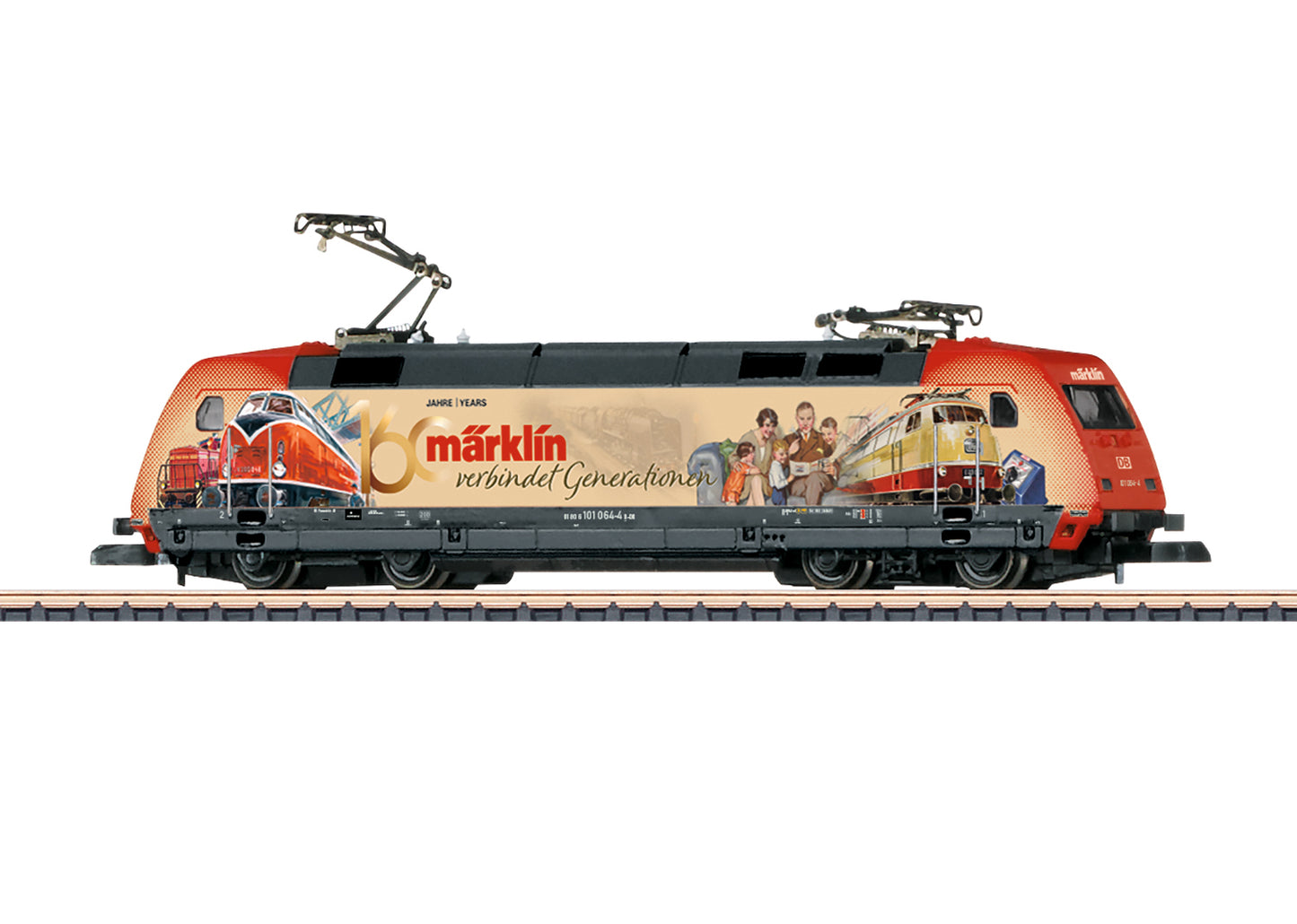 Marklin 88677 Z German Railroad Inc 160 Years Electric Locomotive #101064-4