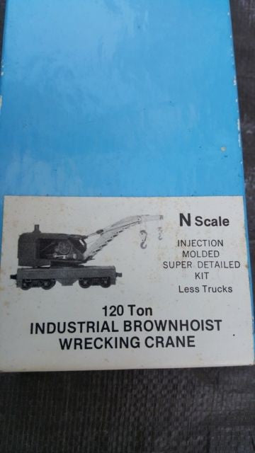 Dimi-Trains 1102 120 Ton Industrial Brownhoist Wrecking Crane Model Kit