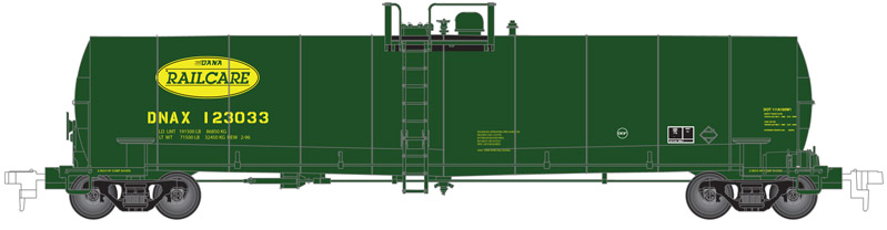 Atlas 50002071 N Dana Railcare ACF 23,500 Gallon Tank Car #123042