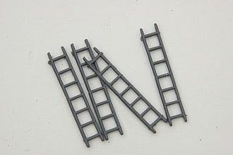 Durango Press 105 HO Unpainted Metal Castingsl Ladders (Pack of 4)