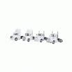 Trucks N' Stuff SP2001A 1:87 2-Axle Day Cab White Semi Tractor ONLY 4 Pack