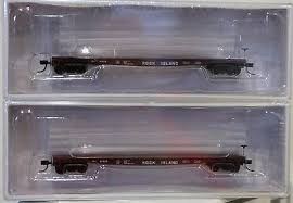 Walthers 28225 N Scale Rock Island GSC Flat Car (Pack of 2)