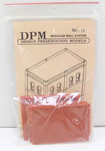 DPM 301-13 HO Scale One-Story Blank Wall Kit