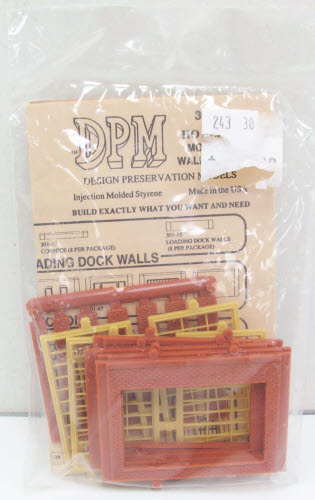 DPM 301-75 HO One-Story Wall Sections W/Steel Sash Window Kit