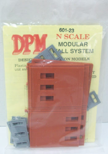 DPM 60123 N Modular Wall System Two-Story 6 Windows Kit (Pack of 3)