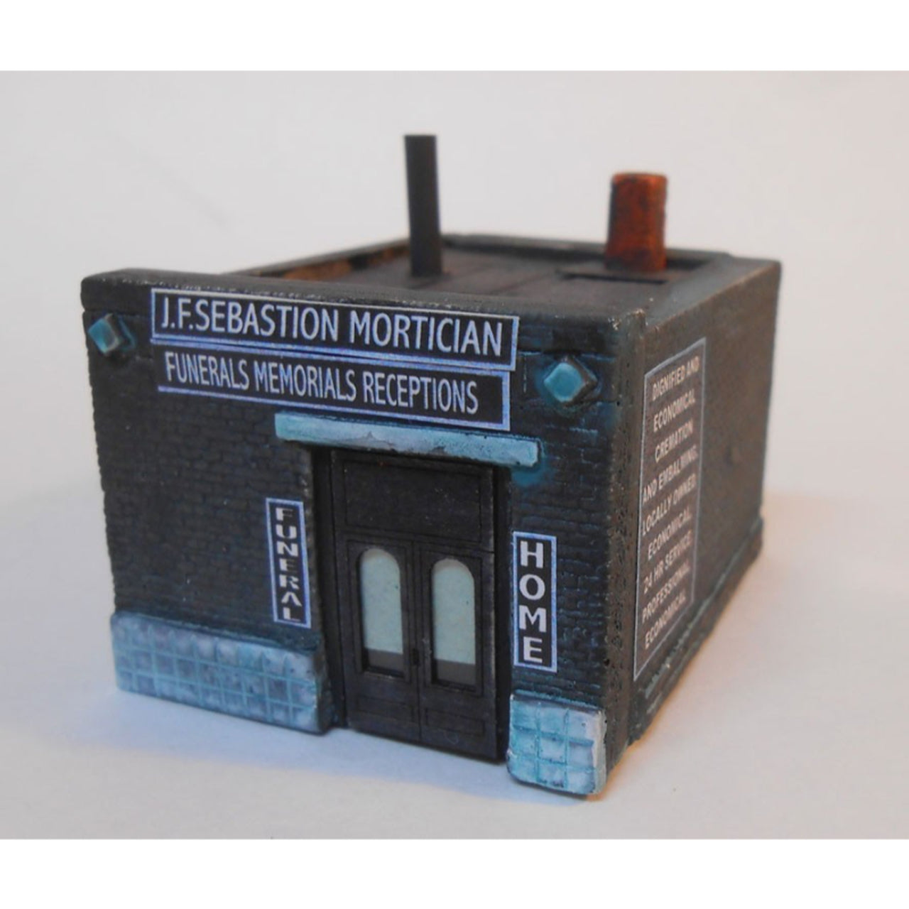 Downtown Deco 2021 N J.F. Sebastion Mortician Funeral Home Building Kit