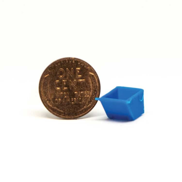 All Scale Miniatures 1601763 N Slant Front Rear Load Open Top Dumpster