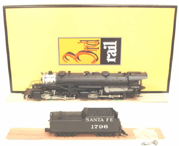 3rd Rail 1796 O Brass Santa Fe Y-3 2-8-8-2 Steam Locomotive & Tender #1796