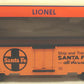 Lionel 6-29812 O Gauge Santa Fe Hot Box Refrigerator Car