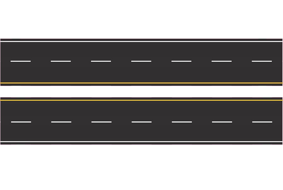 Easy Streets 3152033 HO Easy St. Fresh Asphalt 10' Interstate
