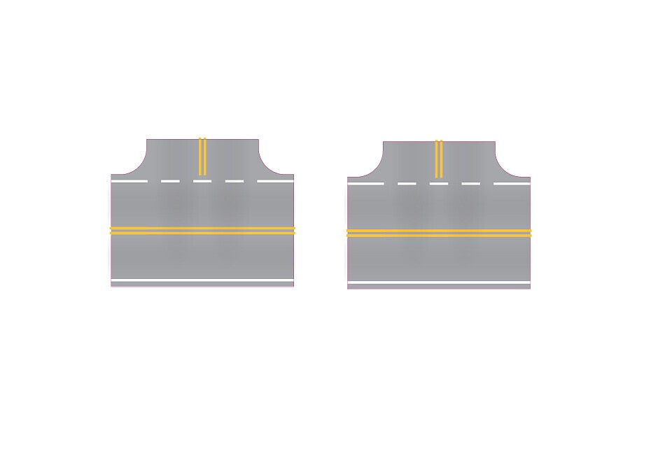 Easy Streets 3153070 HO Aged Asphalt Single Intersection