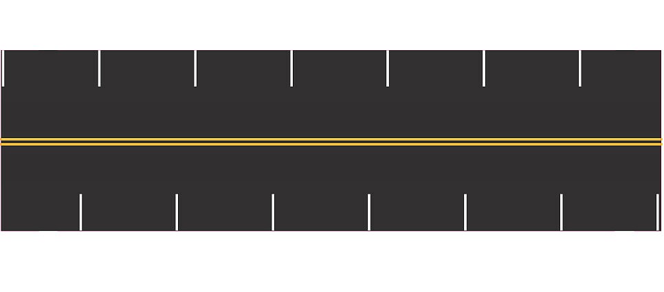 Easy Streets 3252430 N Fresh Asphalt 10' Parallel Parking