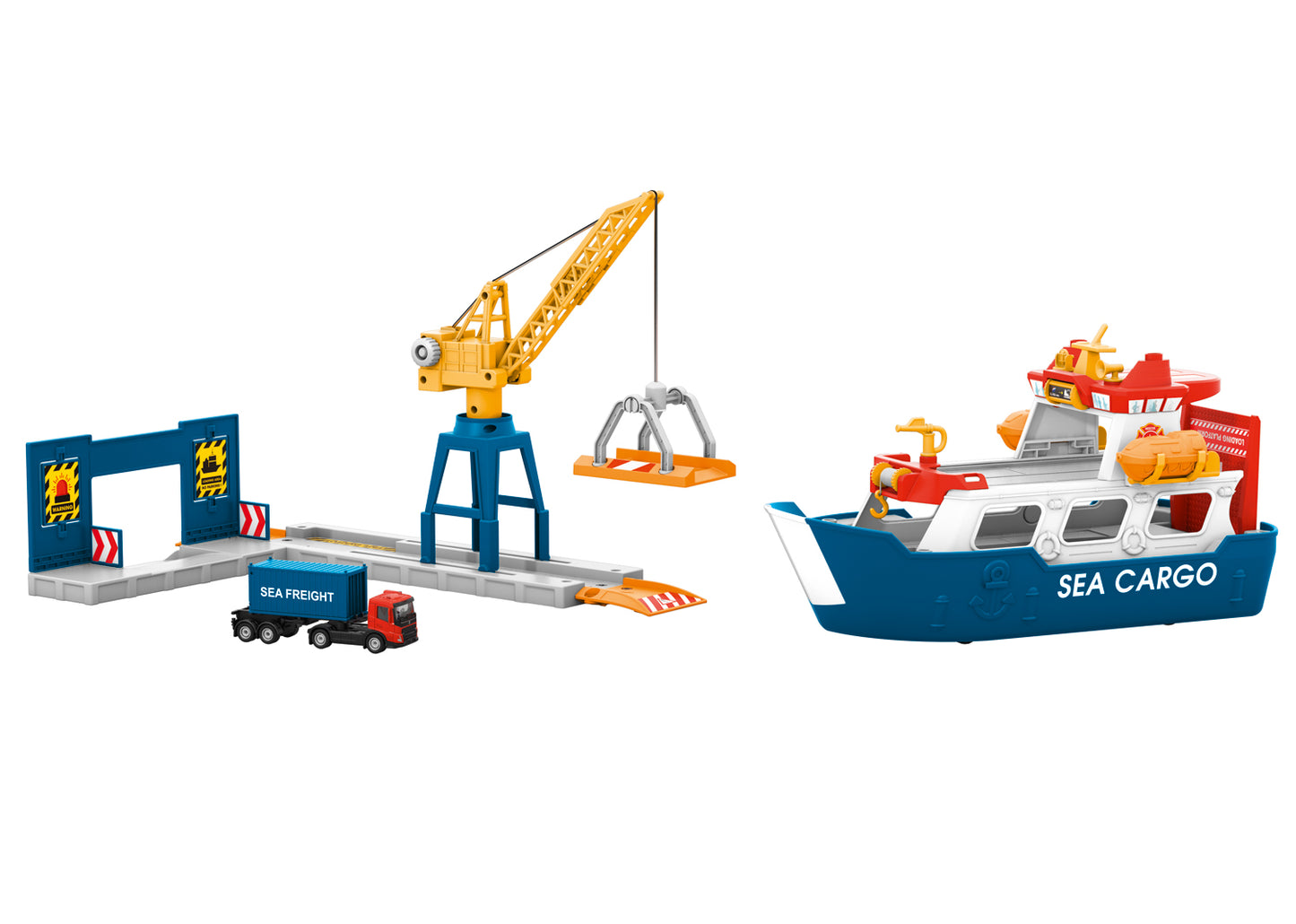 Marklin 72223 HO My World Freight Ship and Harbor Crane Building Kit