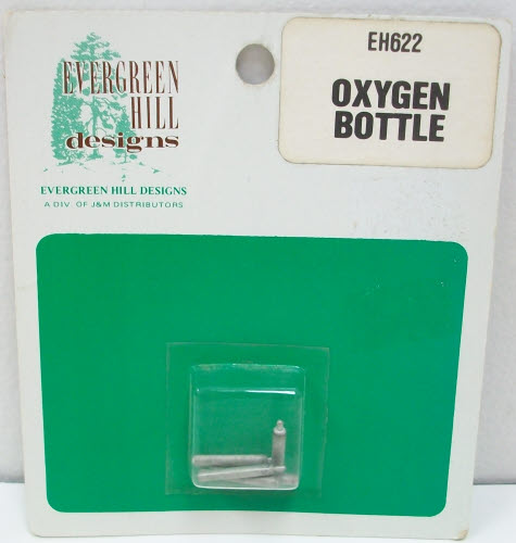 Evergreen Hill 622 HO Oxygen Bottles (Pack of 5)