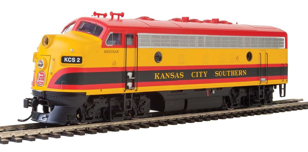 Walthers 910-9942 HO Kansas City Southern EMD F7 A Diesel Locomotive #2 Meridian