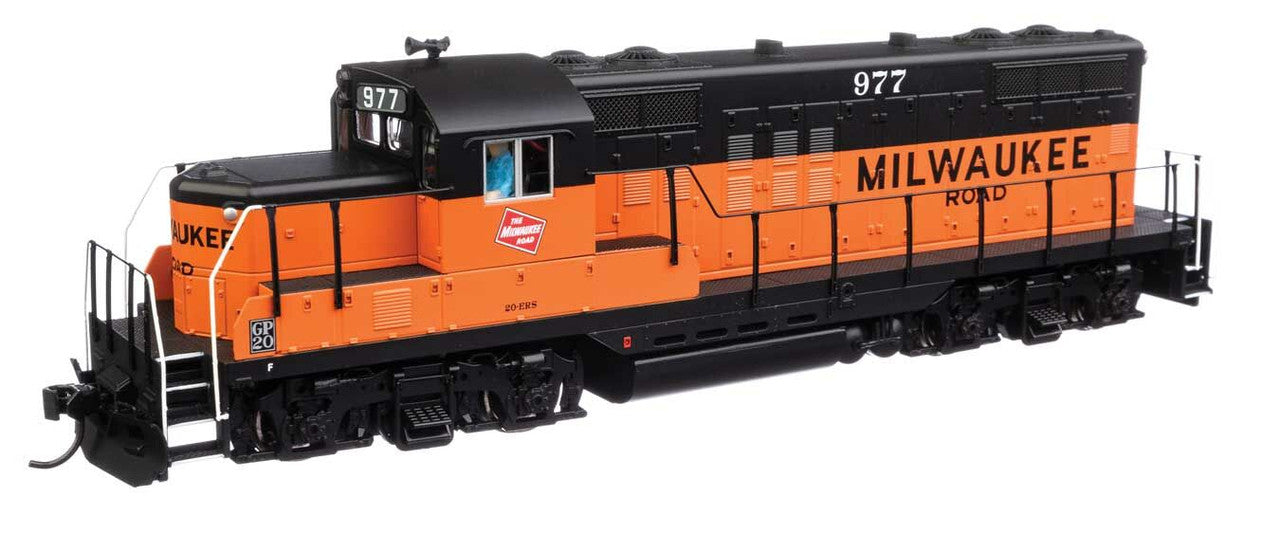 Walthers 910-20441 HO MILW EMD GP9 Phase II Diesel Locomotive Sound & DCC #977