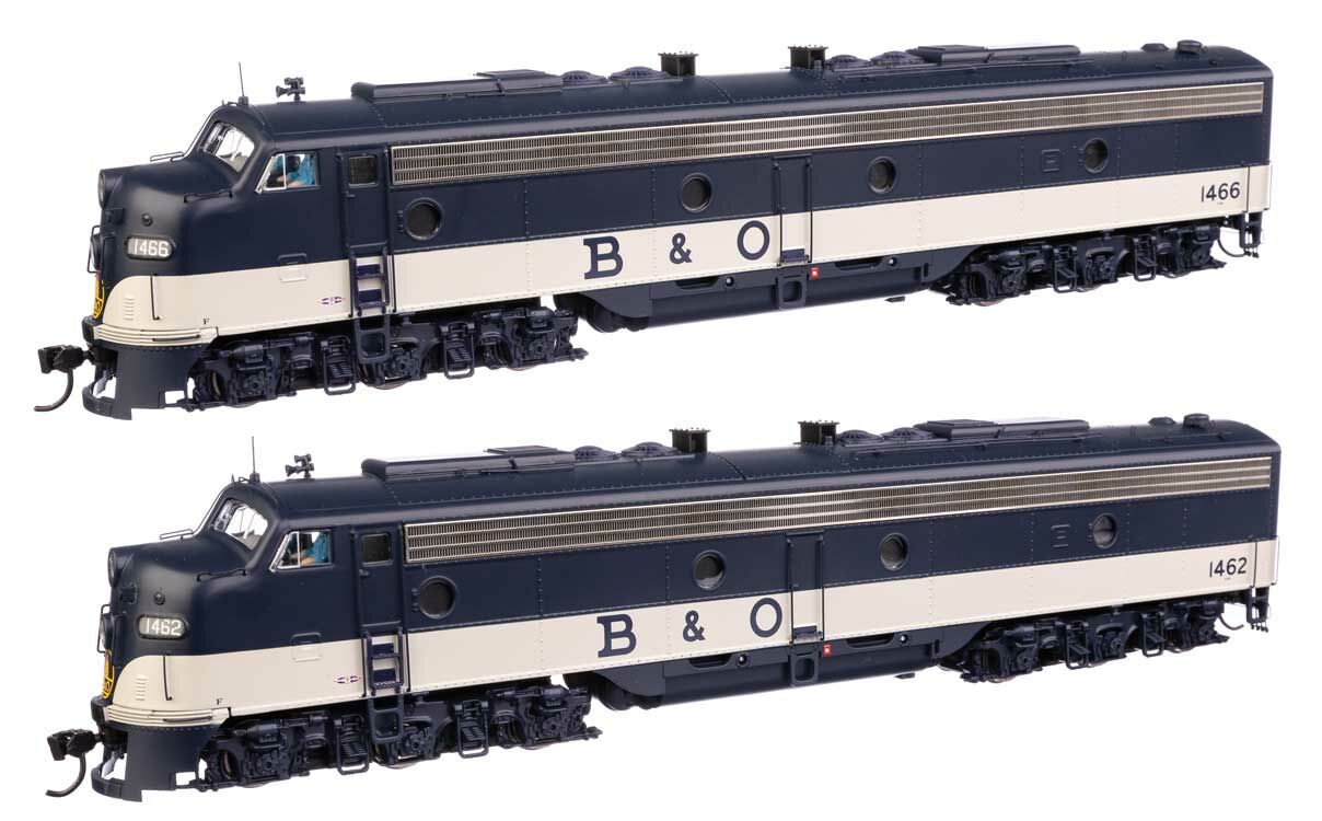 Walthers 920-49908 HO B&O EMD E8 A-A Diesel Locomotive - DC #1462 & 1466