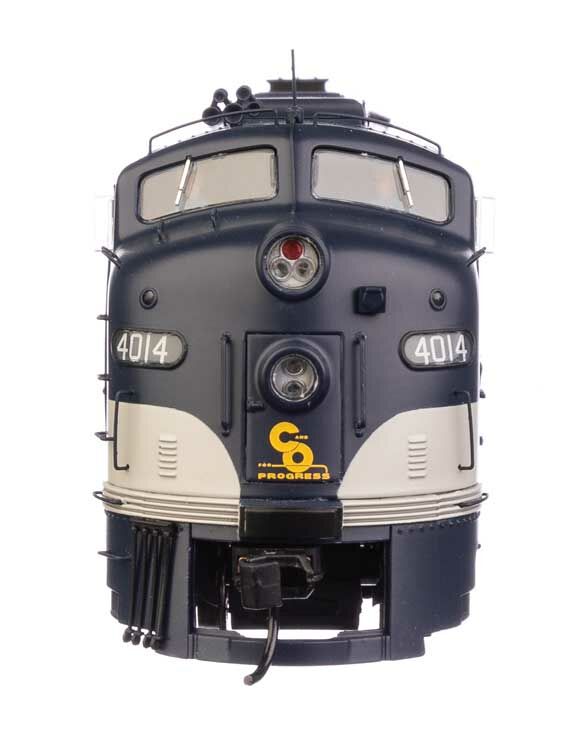 Walthers 920-49911 HO C&O EMD E8 A-A Diesel Loco - Standard DC #4014 & 4026