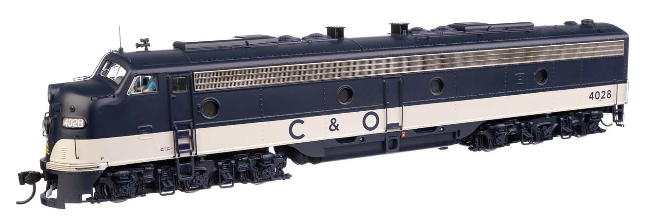 Walthers 920-49913 HO C&O EMD E8A Diesel Locomotive - Standard DC #4028