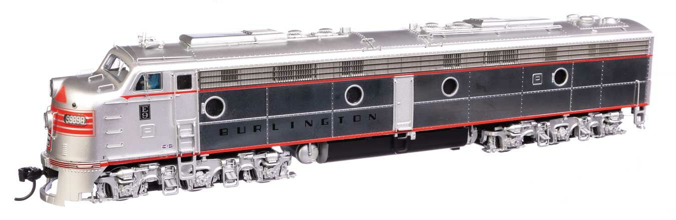 Walthers 920-49914 HO CBQ EMD E9 A-A Diesel Loco - Standard DC #9989A & 9989B