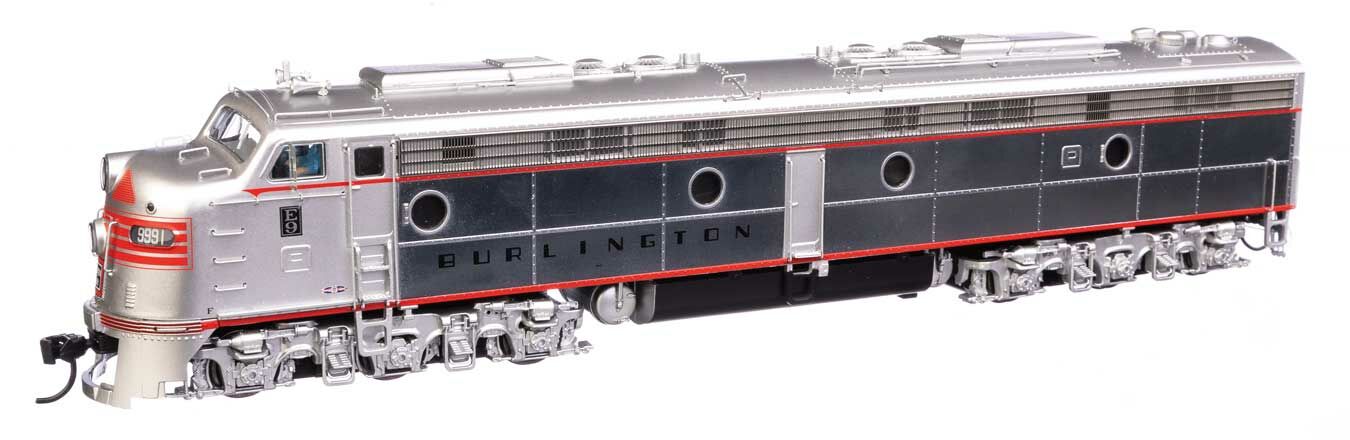 Walthers 920-42916 HO CBQ EMD E9A Diesel Locomotive with Sound & DCC #9991