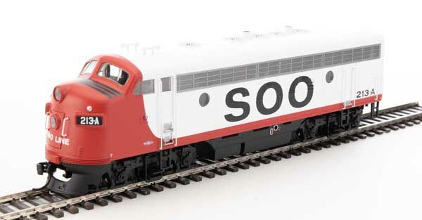 Walthers 910-19981 HO SOO EMD F7 A Diesel Locomotive w/ ESU Sound & DCC #213A