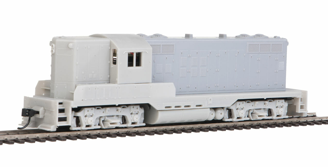 Walthers 910-10450 HO Undec EMD GP9 PhII Diesel Loco w/ High Hood - Standard DC
