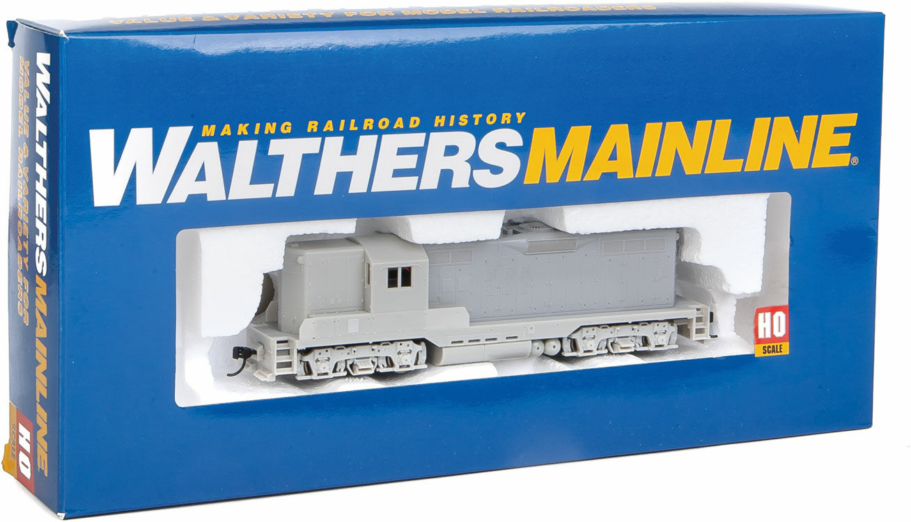 Walthers 910-10450 HO Undec EMD GP9 PhII Diesel Loco w/ High Hood - Standard DC