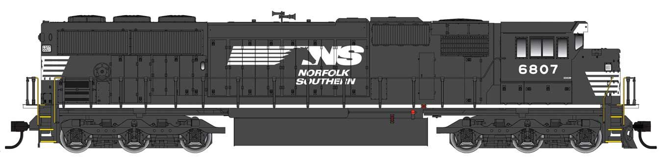 Walthers 910-20319 HO NS EMD SD60M Diesel Loco w/ Windshield - Sound & DCC #6807