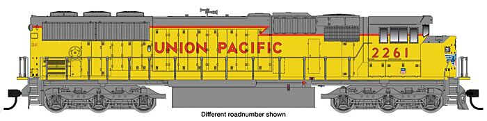 Walthers 910-20323 HO UP EMD SD60M Diesel Loco w/ Windshield - Sound & DCC #2316